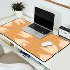 Doves In Flight (Yellow) Desk Mat Gallery Image 2