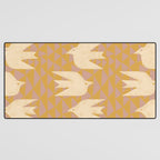 Doves In Flight (Yellow) Desk Mat Gallery Image 3