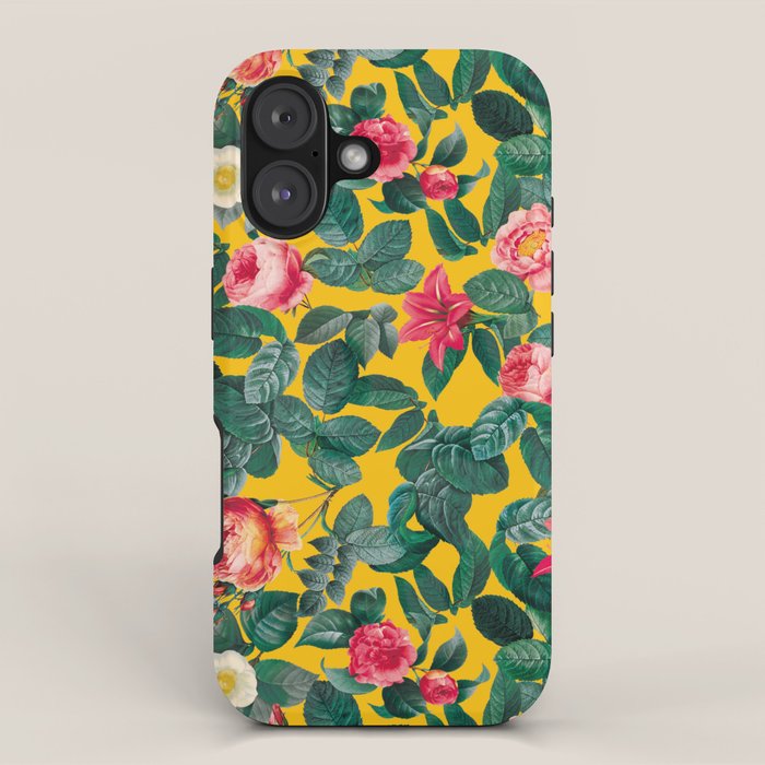 Summer Botanical Pattern iPhone Case Gallery Image 1