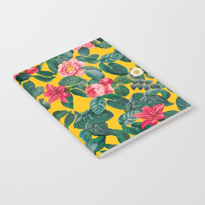Summer Botanical Pattern Notebook Gallery Image 1