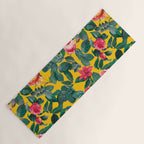 Summer Botanical Pattern Yoga Mat Gallery Image 1