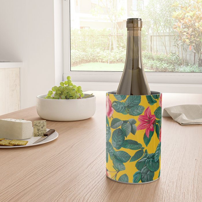 Summer Botanical Pattern Wine Chiller Gallery Image 4