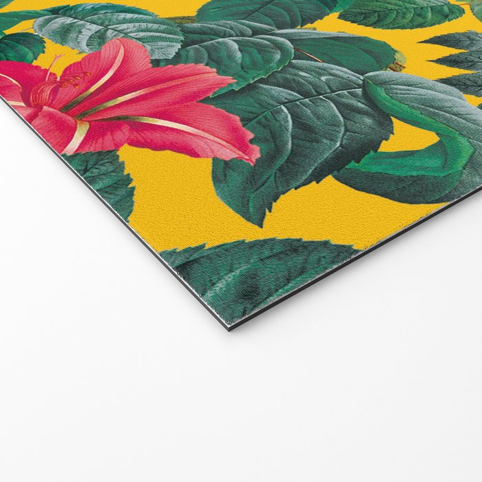Summer Botanical Pattern Welcome Mat Gallery Image 2