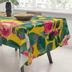 Summer Botanical Pattern Tablecloth Gallery Image 3