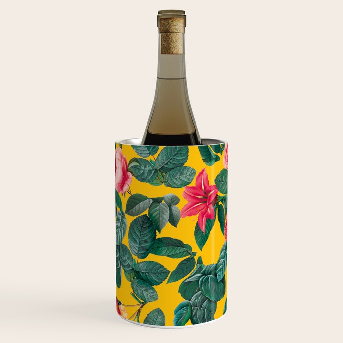 Summer Botanical Pattern Wine Chiller Gallery Image 1