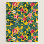 Summer Botanical Pattern Jigsaw Puzzle Gallery Image 1