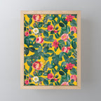 Summer Botanical Pattern Mini Art Print Gallery Image 1