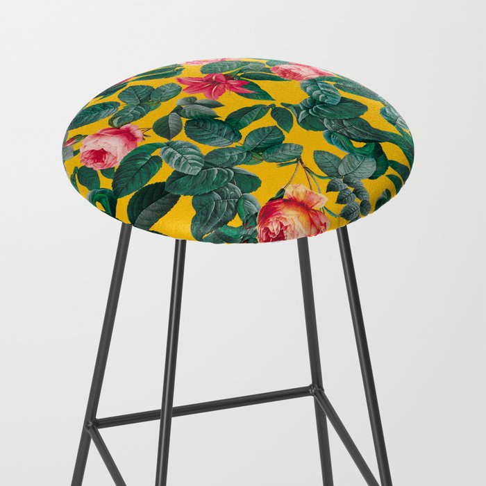Summer Botanical Pattern Stool Gallery Image 2
