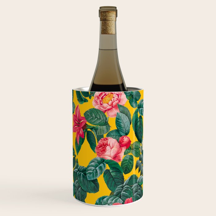 Summer Botanical Pattern Wine Chiller Gallery Image 3