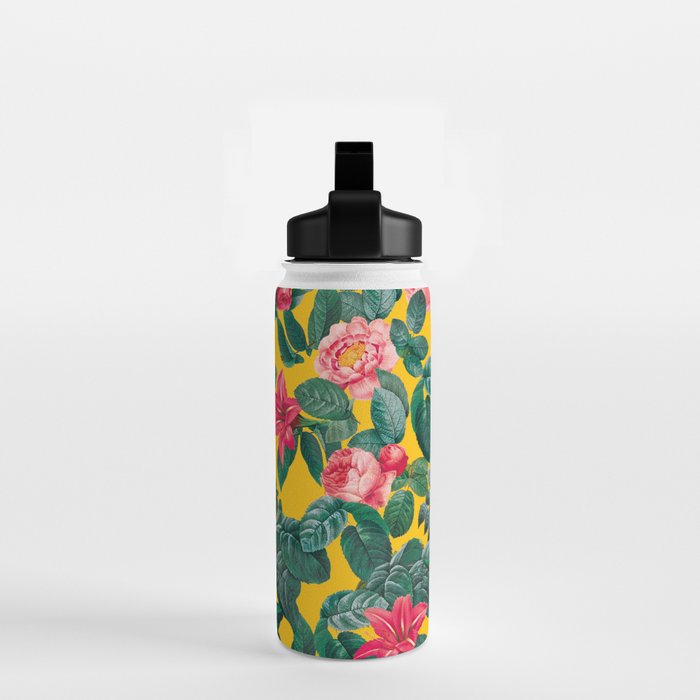 Summer Botanical Pattern Water Bottle Gallery Image 2
