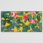 Summer Botanical Pattern Desk Mat Gallery Image 3
