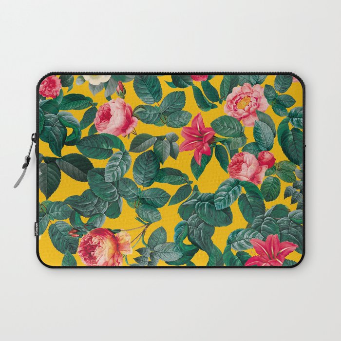 Summer Botanical Pattern Laptop Sleeve Gallery Image 1