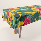 Summer Botanical Pattern Tablecloth Gallery Image 1