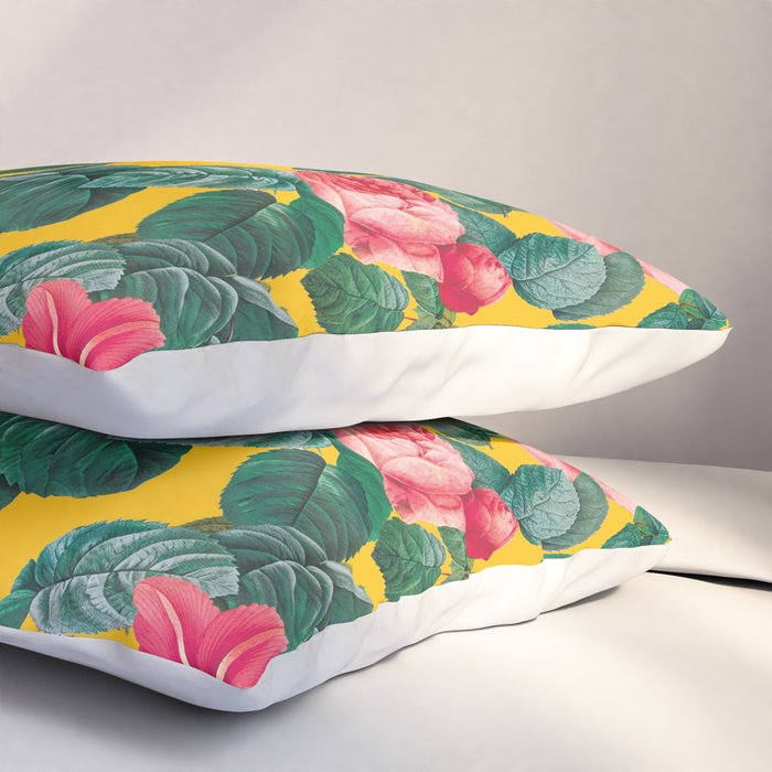 Summer Botanical Pattern Pillow Sham Gallery Image 3