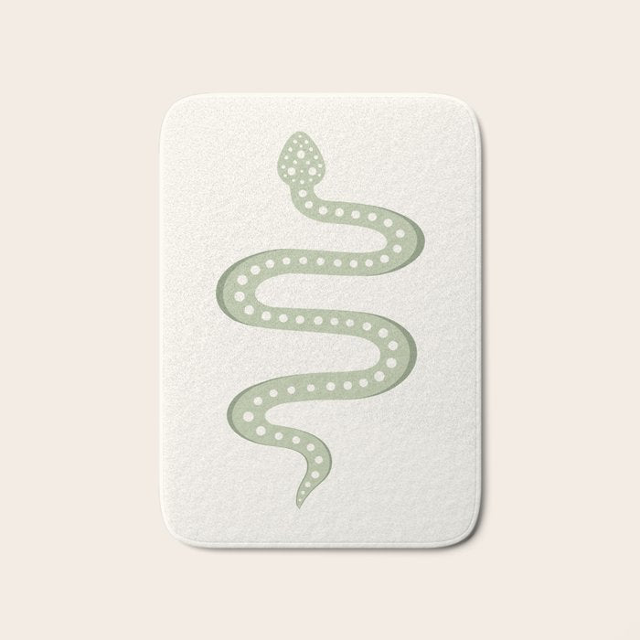 Minimal Snake XXXIV Bath Mat Gallery Image 1