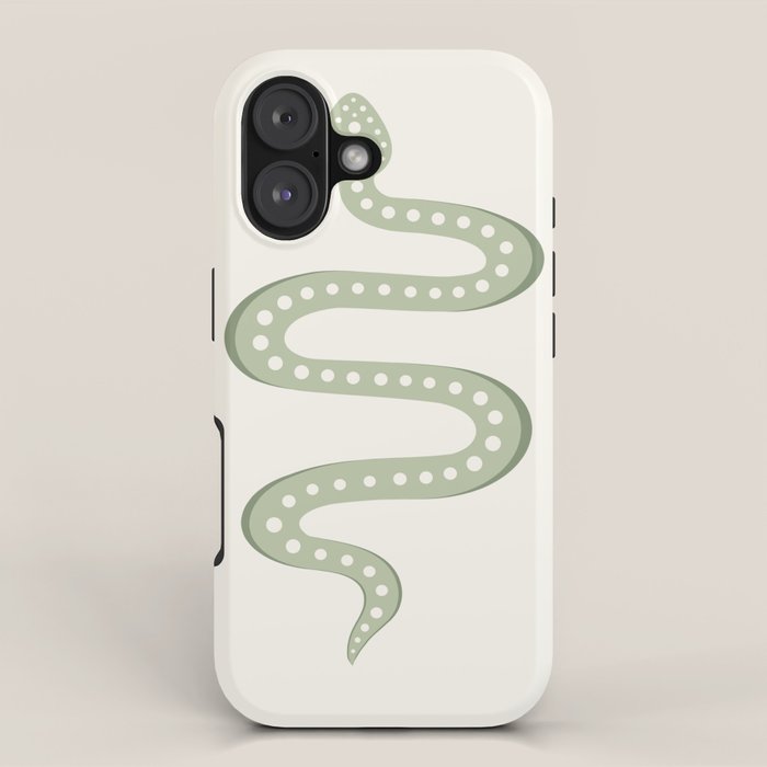 Minimal Snake XXXIV iPhone Case Gallery Image 1