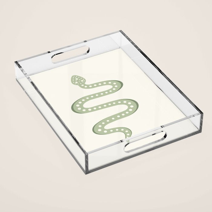 Minimal Snake XXXIV Acrylic Tray Gallery Image 1