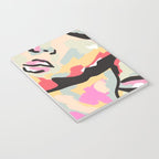 Emotional Orientation, Abstract Face Line Art Drawing Sketch, Mental Wellness Eclectic Painting, Bohemian Positivity Good Vibes Growth Peace Notebook Gallery Image 3