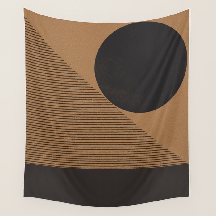 Geo Balance Block Wall Tapestry Gallery Image 1