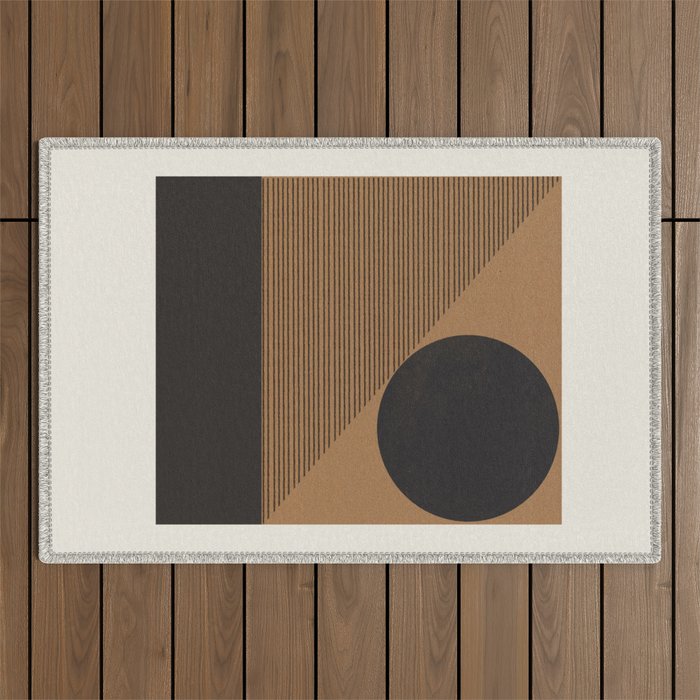 Geo Balance Block Outdoor Rug Gallery Image 1