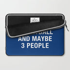 I LIKE VOLLEYBALL AND MAYBE 3 PEOPLE Laptop Sleeve Gallery Image 2