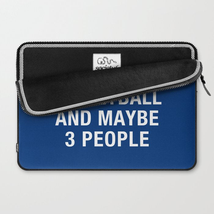I LIKE VOLLEYBALL AND MAYBE 3 PEOPLE Laptop Sleeve Gallery Image 2
