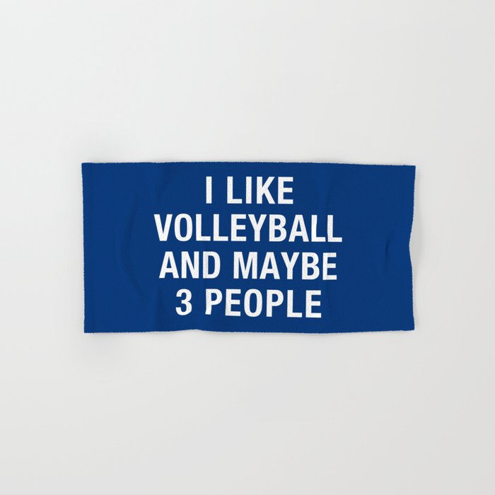 I LIKE VOLLEYBALL AND MAYBE 3 PEOPLE Towels Gallery Image 1