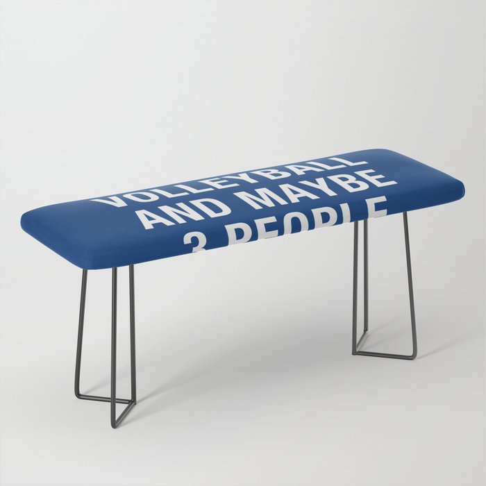 I LIKE VOLLEYBALL AND MAYBE 3 PEOPLE Bench Gallery Image 1