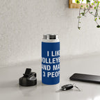 I LIKE VOLLEYBALL AND MAYBE 3 PEOPLE Water Bottle Gallery Image 4