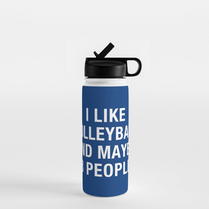 I LIKE VOLLEYBALL AND MAYBE 3 PEOPLE Water Bottle Gallery Image 1