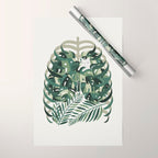 Cat and Plant 56 Wrapping Paper Gallery Image 1