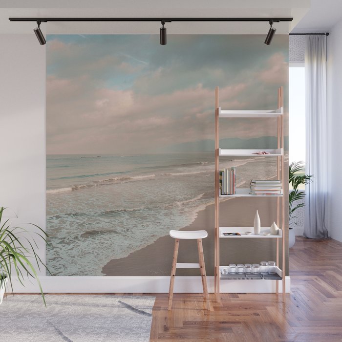 Santa Monica Beach - Coastal Landscape Photography, California Wall Mural Gallery Image 1