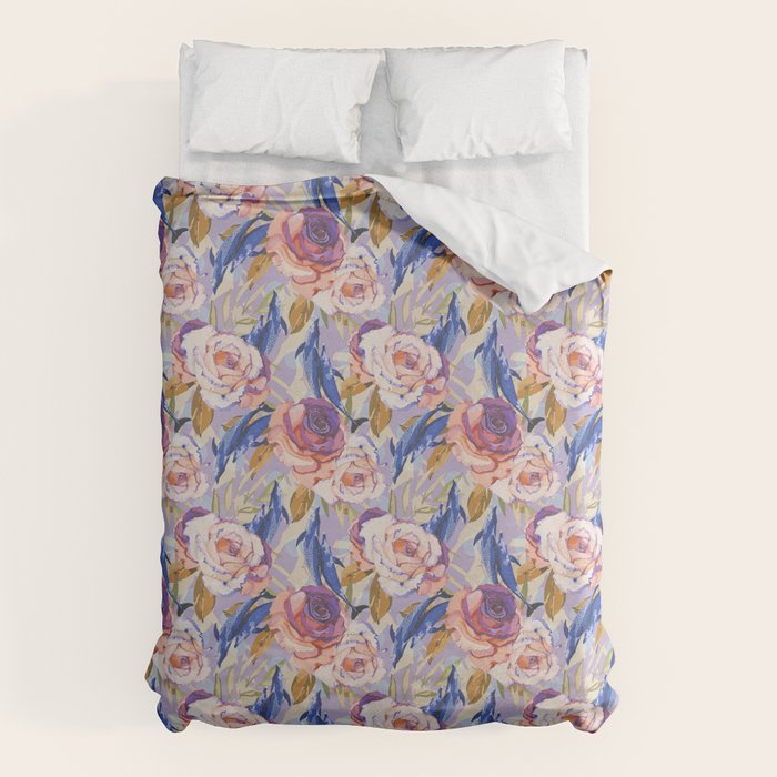 Dolphins in the roses A Duvet Cover Gallery Image 6