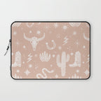 Cowboy Western Boho Earthy Pattern Laptop Sleeve Gallery Image 1