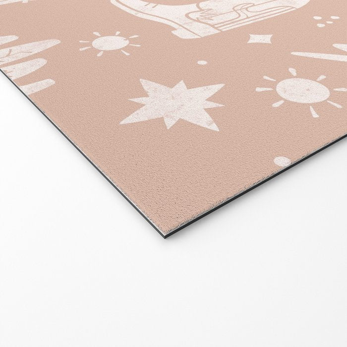 Cowboy Western Boho Earthy Pattern Welcome Mat Gallery Image 2