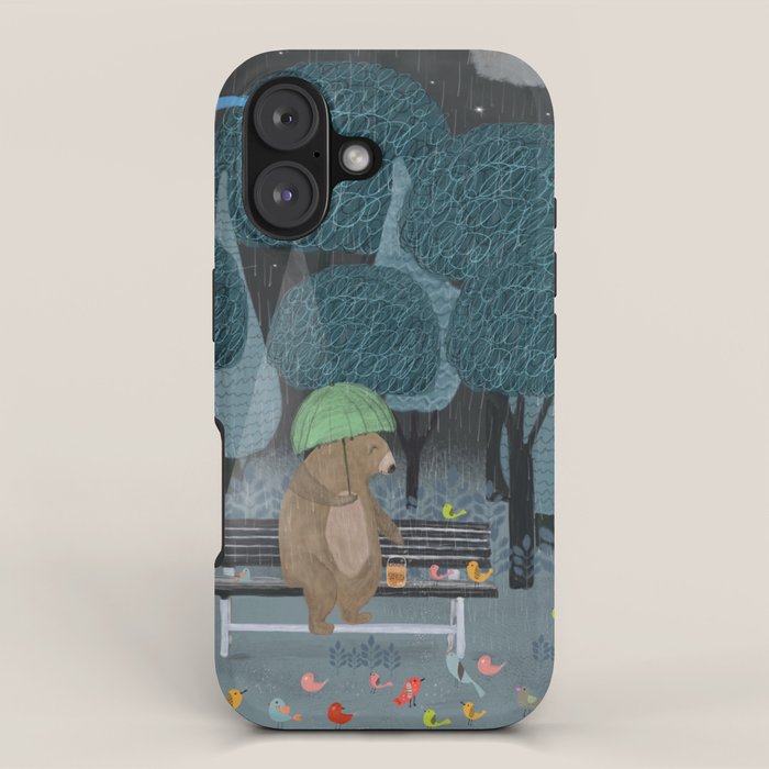 feeding the birds iPhone Case Gallery Image 1