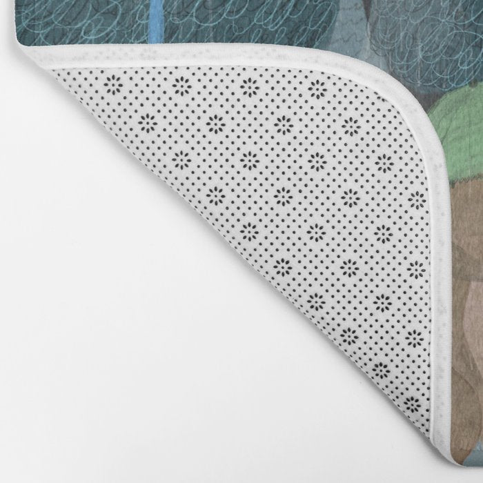 feeding the birds Bath Mat Gallery Image 2