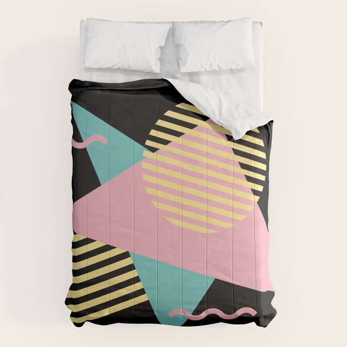 Memphis Pattern 28 / 80s - 90s Retro Comforter Gallery Image 1