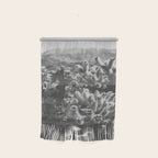 Cholla Cactus Garden (Black + White) Wall Hanging Gallery Image 1