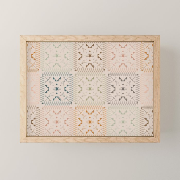 Lost Desert Quilt Mini Art Print Gallery Image 1