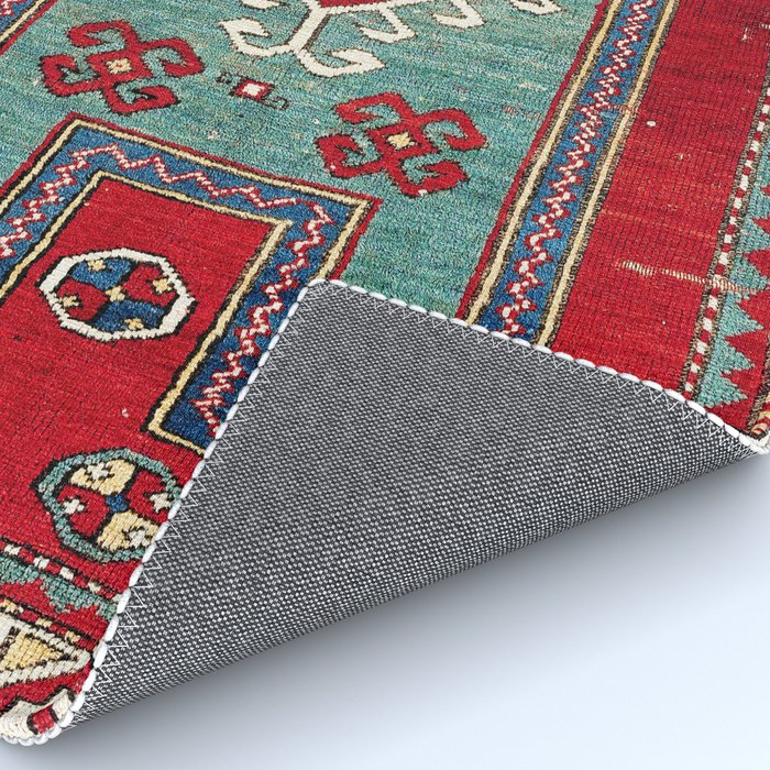 Kazak Southwest Caucasus Prayer Rug Print Rug Gallery Image 4