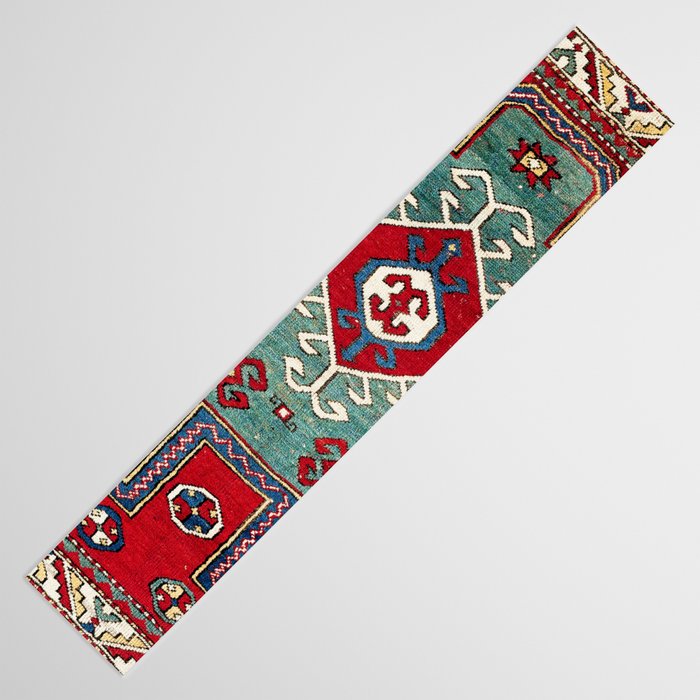 Kazak Southwest Caucasus Prayer Rug Print Table Runner Gallery Image 3