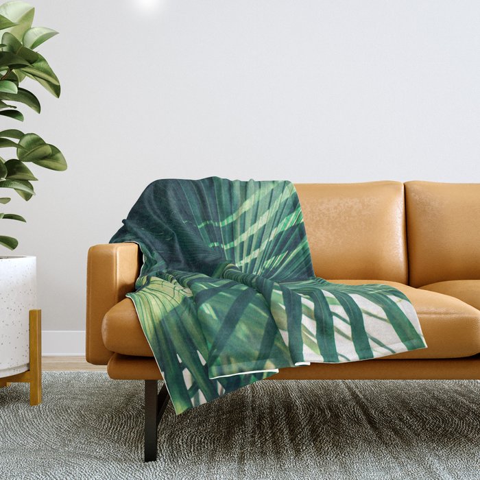Everything Was Green Throw Blanket Gallery Image 1