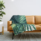 Everything Was Green Throw Blanket Gallery Image 1