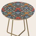 Victorian Carnation in Moody Red and Blue Side Table Gallery Image 2