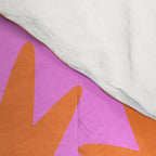Retro pink star shape art pattern Comforter Gallery Image 4