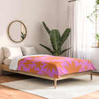 Retro pink star shape art pattern Comforter Gallery Image 2