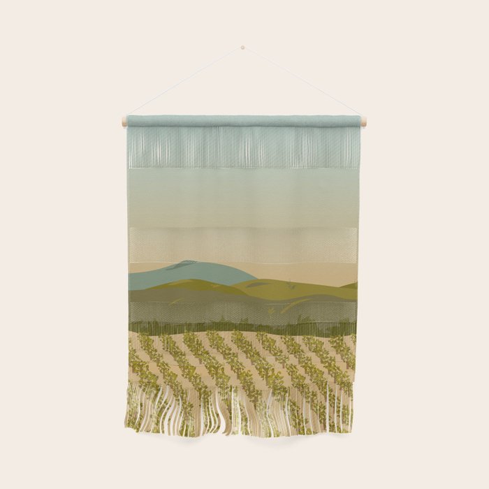 Santa Rosa, California Vineyard Wall Hanging Gallery Image 1