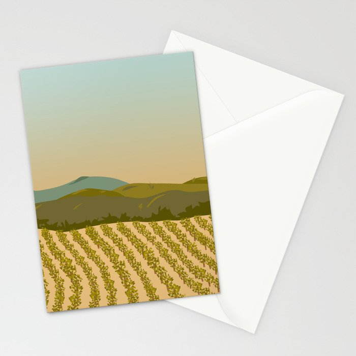 Santa Rosa, California Vineyard Stationery Card Gallery Image 2