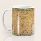 Persian Heritage Rug Design in Warm Earth Tones Coffee Mug Gallery Image 3
